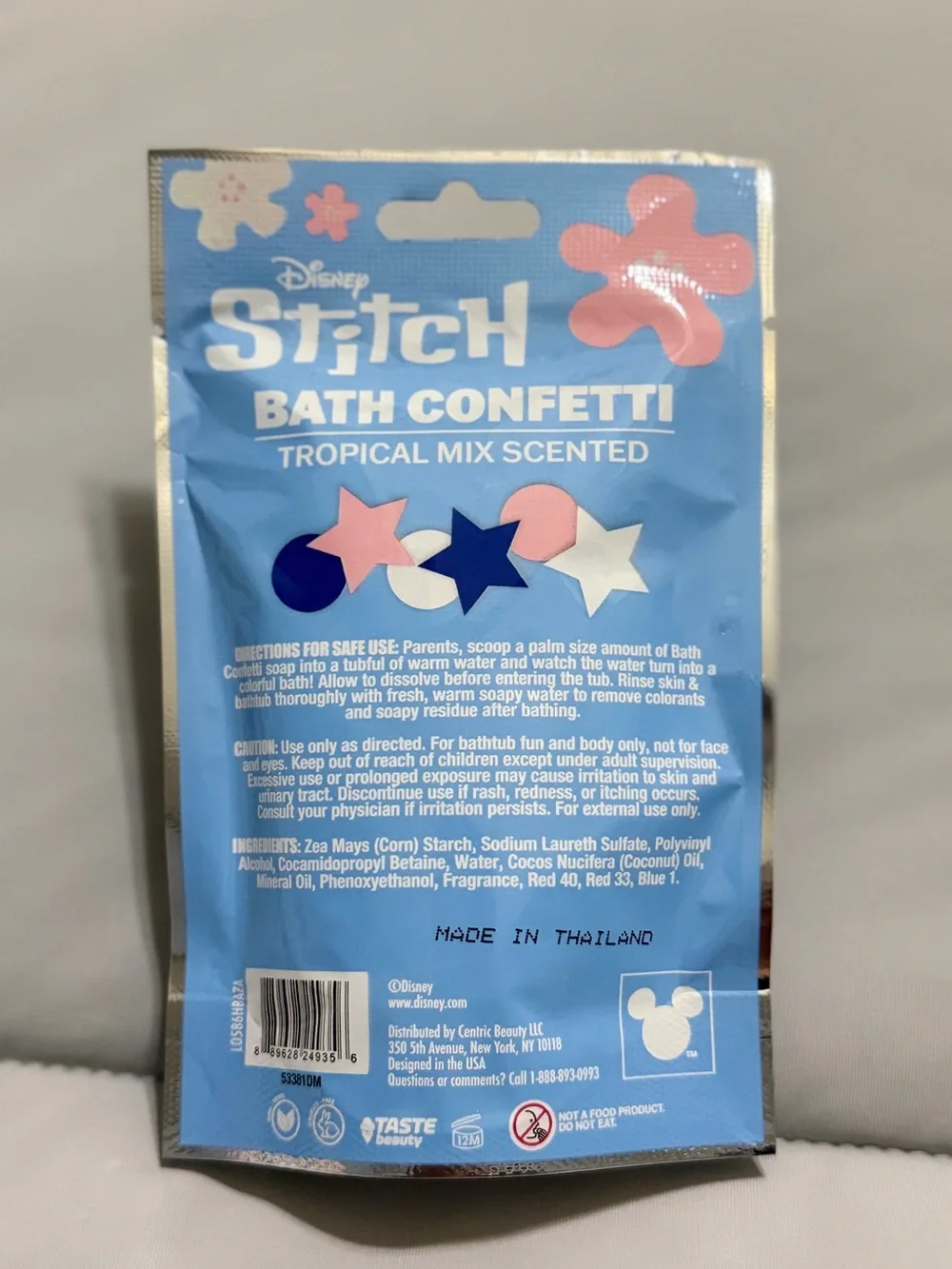 💜 Disney Stitch-Themed Bath Time Treats 3-Pack Set